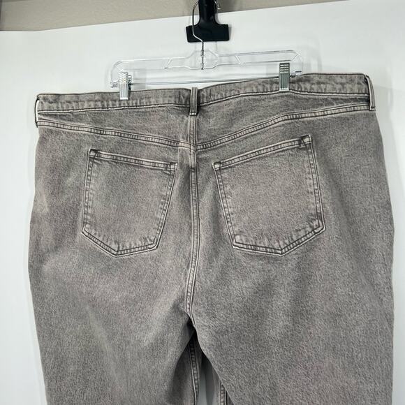 Abercrombie & Fitch The ‘90s Straight Jeans Ultra High Rise Gray NEW - Picture 7 of 8
